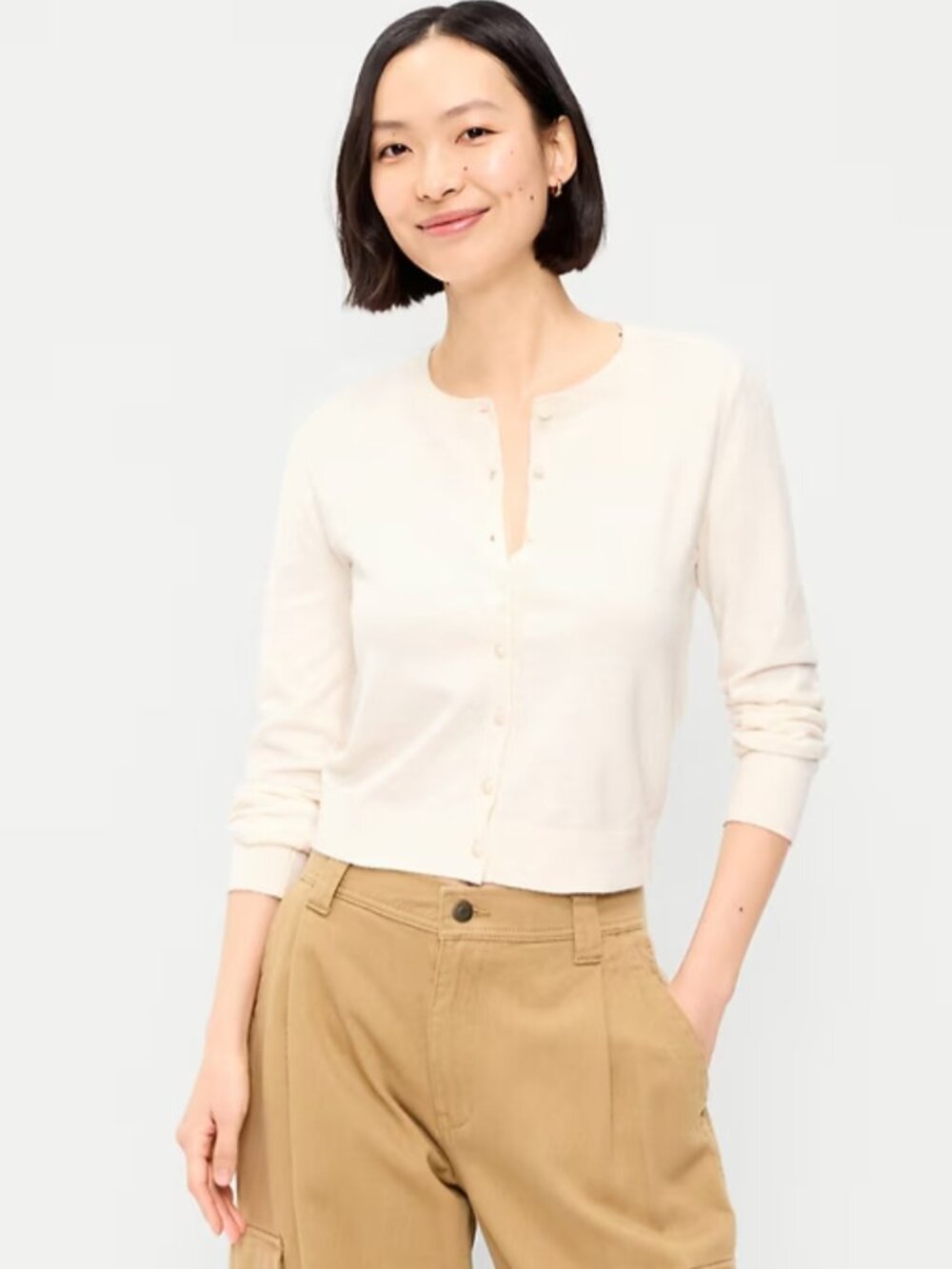 NWOT Old Navy White Cardigan | Size Medium